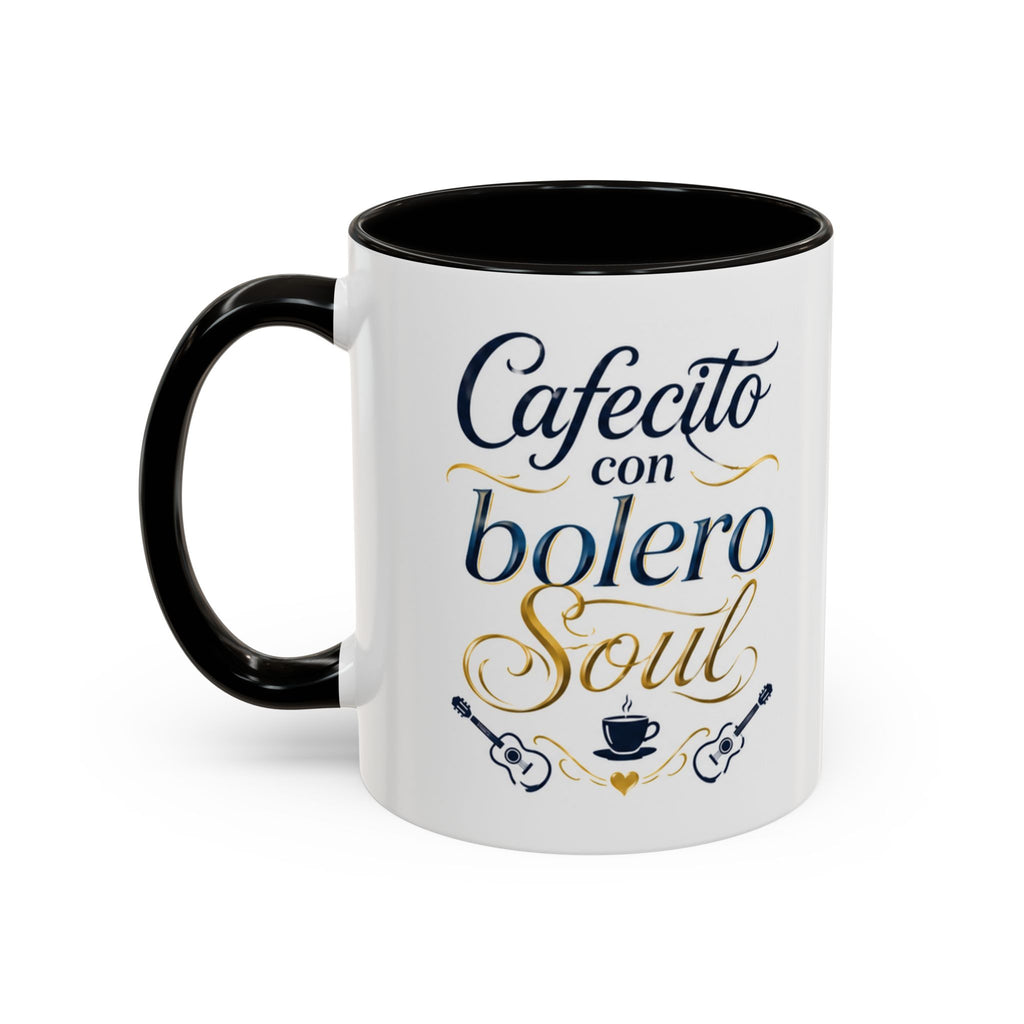 Accent Ceramic Coffee Mug – Glossy Colored Handle & Interior, 11oz, 12 Colors