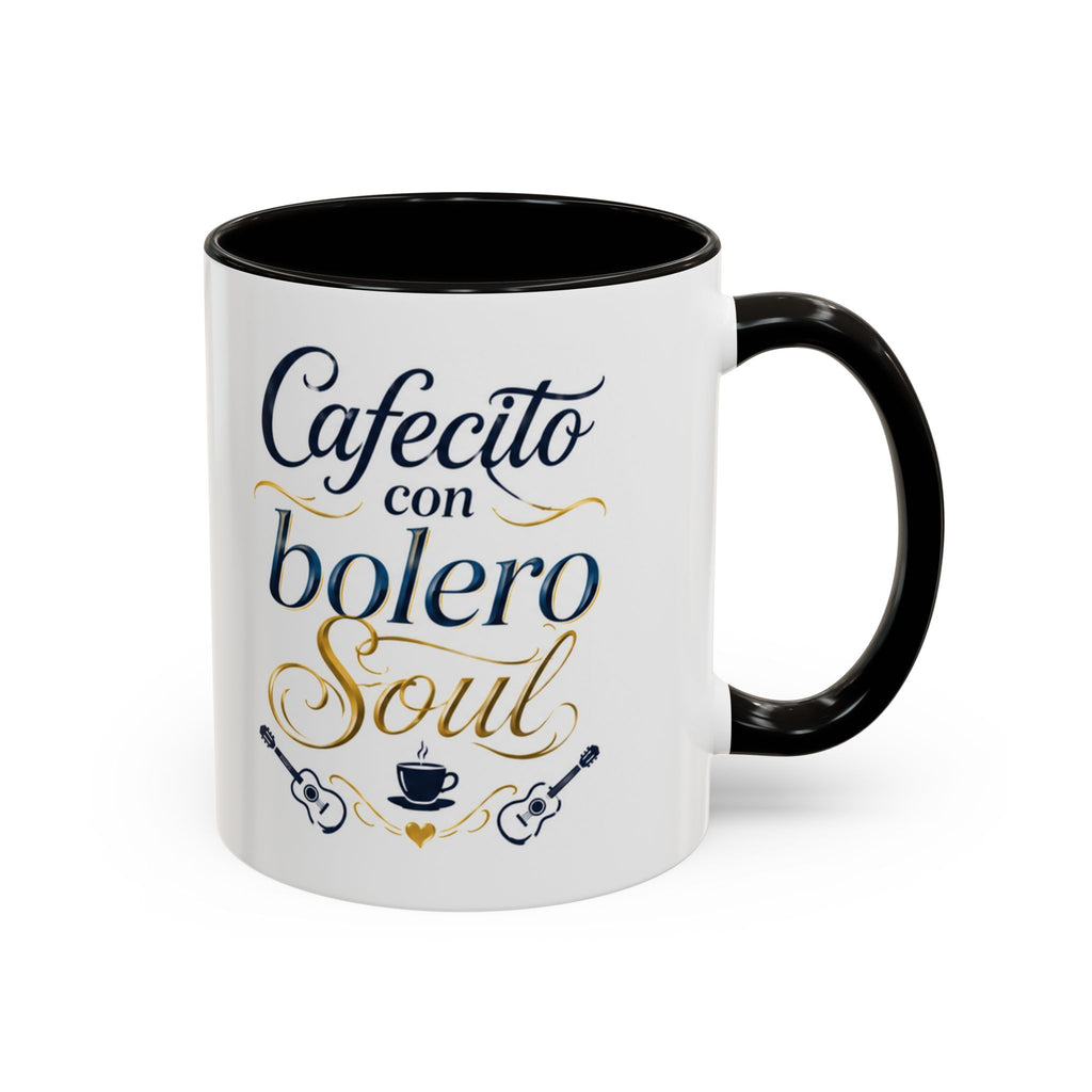 Accent Ceramic Coffee Mug – Glossy Colored Handle & Interior, 11oz, 12 Colors