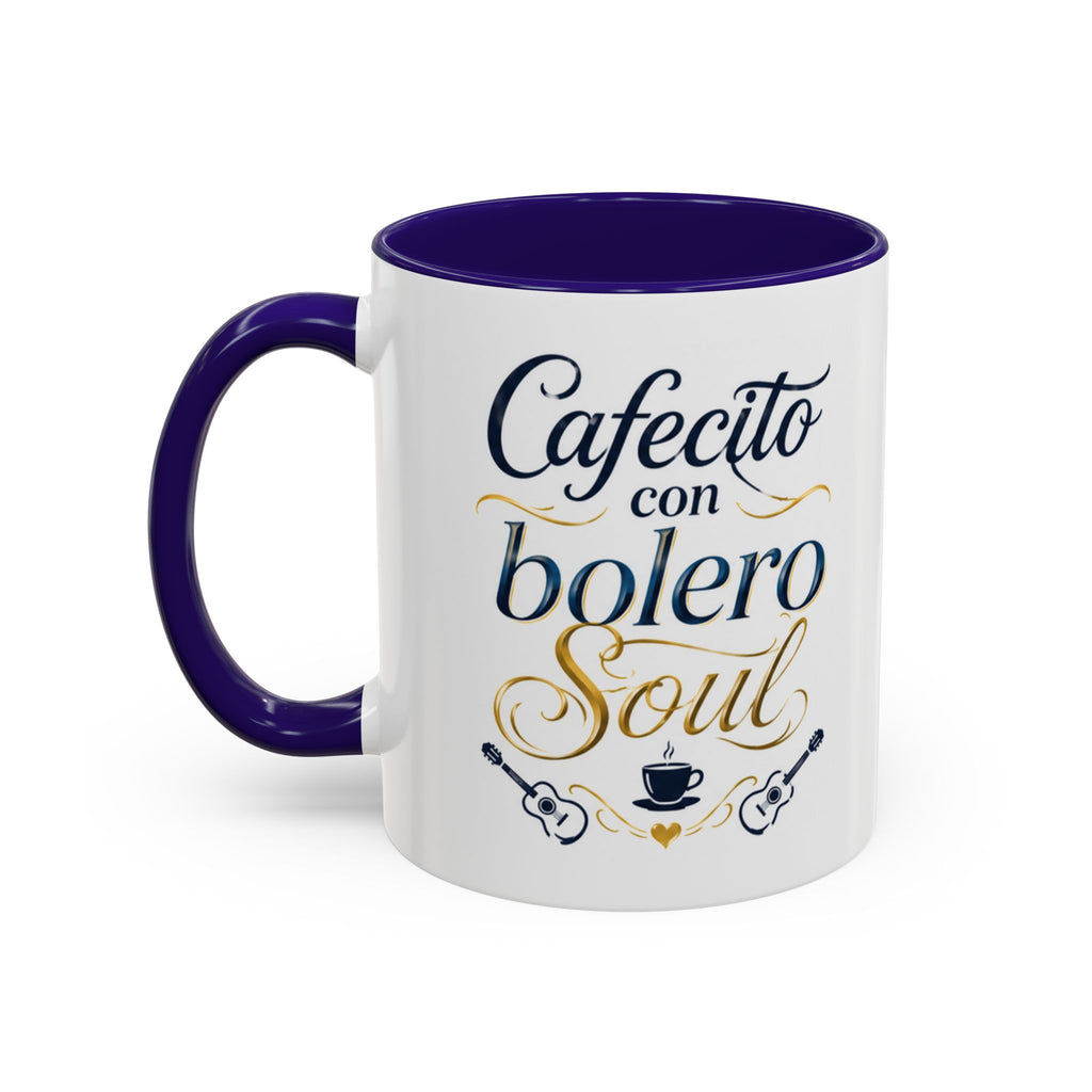 Accent Ceramic Coffee Mug – Glossy Colored Handle & Interior, 11oz, 12 Colors