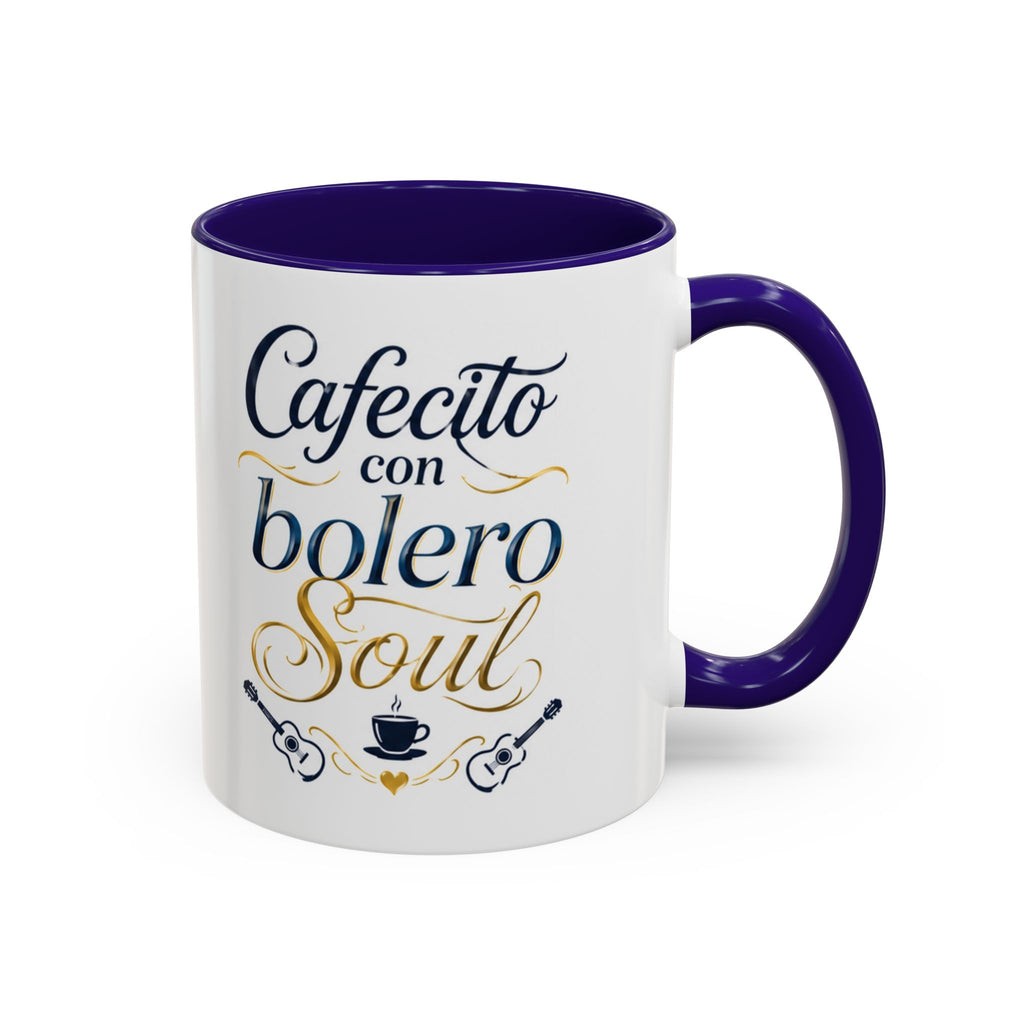 Accent Ceramic Coffee Mug – Glossy Colored Handle & Interior, 11oz, 12 Colors